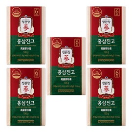 Cheong Kwan Jang Korea Ginseng Corporation Red Ginseng Jingo Red Ginseng Concentrate 100g 5 Boxes / 정관장 한국인삼공사 홍삼진고 홍삼농축액 100g 5박스