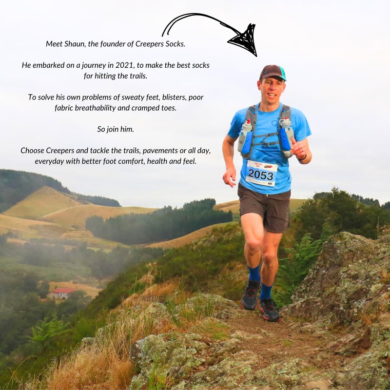 Wool Toe Socks, Quarter Crew Length Running & Hiking, Unisex