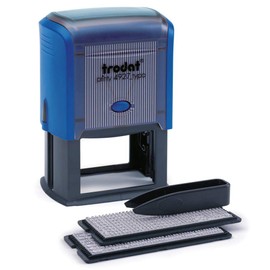 Trodat Printy 4927 Typomatic Self Place, Maximum 8 Lines of Text, Sky Blue
