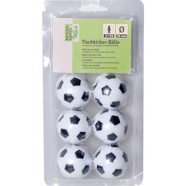 VEDES Großhandel GmbH - Ware NG Replacement Footballs for Football Pack of 6, Diameter 36 mm, Multi-Coloured