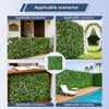 Expandable Privacy Screen with Artificial Flower for Balcony Patio Fence
