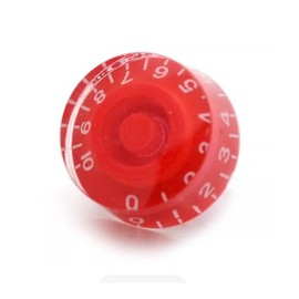 waveman Electric Guitar Knob LP Respole Compatible Electric Guitar Speed Knob mm Acrylic (Red)