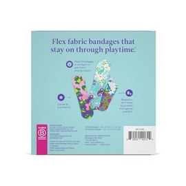 Welly- Paquete de recambio de vendas que cambian de color | Vendajes adhesivos de tela flexible | Variedad de formas y diseños para cortes, rasguños y heridas leves - 100 unidades