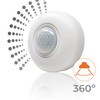 LED ATOMANT Surface Infrared Motion Sensor with Dimmable Light Sensor,