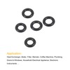 sourcing map Nitrile Rubber O-Rings 12mm 13mm OD 6mm 7mm