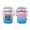 COMANYI Electric Lighter Waterproof Transparent Plasma Arc Lighter with LED