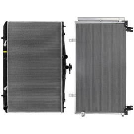 cciyu Aluminum Radiator Replacement 2017-2020 for Toyota for Sienna13116 Plastic Radiator Auto Parts Complete radiator Radiator Engine Coolant Radiator Assembly Radiator