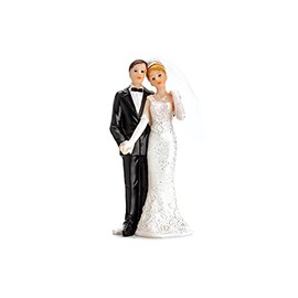 PartyDeco Hochzeitstorte Figur Braut und Bräutigam Hochzeit Dekoration Party Tisch Toppers Kuchen Dekoration Kuchen Dekorationen Hochzeit Party Zubehör