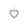 Antique Wash Willow Flat Open Hanging Heart Wreath - Small