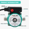 KOLERFLO Hot Water Recirculating Pump,93W 3/4" NPT Circulation Pump,Stainless Steel