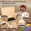 Pure Vie Wooden Essential Oil Storage Box Travel Organizer Case