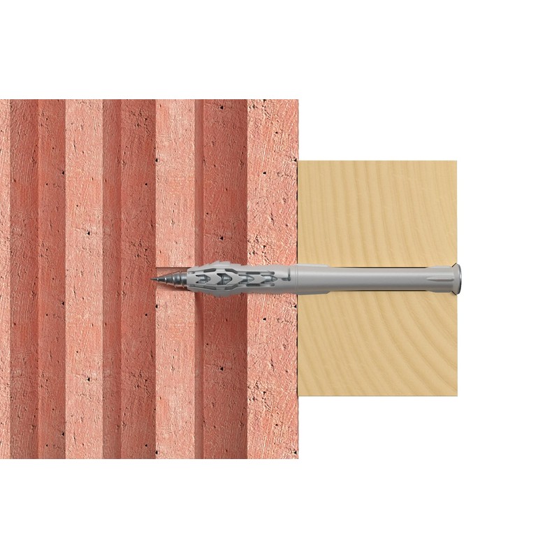 Fischer 507599 Rahmendübel SXR mit Holzschraube Nylon-Dübel und Holzschrauben 1