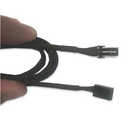 3-Pin Male to Female Fan Power Extension Cable, Sleeved, for Case Fans or Any 12V 3-Pin Device, 72 inches