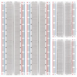 Sunxeke 65 Pcs 4 Values Flexible Breadboard Jumper Wires with 2 Pcs 830 Tie Points Breadboard & 2 Pcs 400 Tie Point Breadboard