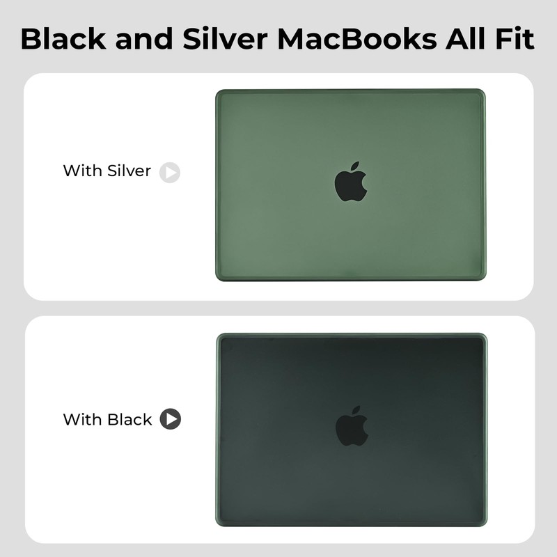 BlueSwan Anti-Cracking Hard Shell Case Compatible with MacBook Pro 14-inch