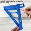 ViewReal Quick-Set 3D Measuring Square - Multi-Angle Carpenter's Tool with