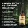 Wild Mullein Drops for Lungs, Organic Liquid Wild Mullein Leaf