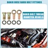 A ABSOPRO Banjo Bolt Banjo Hose Barb Bolt Fitting Brake