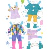 VINTAGE BABY GO BYE-BYE PAPER DOLL LASER REPRODUCTION~Org Sz UNCUT