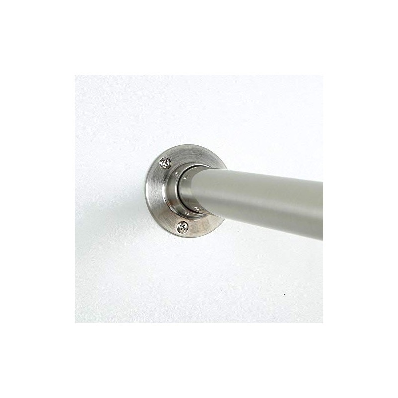 Everbilt 1-5/16 in. Heavy-Duty Brushed Nickel Closet Pole Sockets (2-Pack)