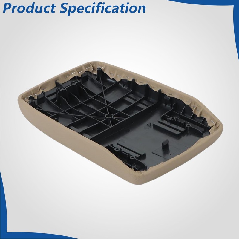 WFLNHB Beige Tan Center Console Lid Armrest Cover Replacement for