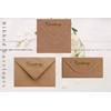 C5 / A5 Brown Ribbed Kraft Envelopes x 50 Pack
