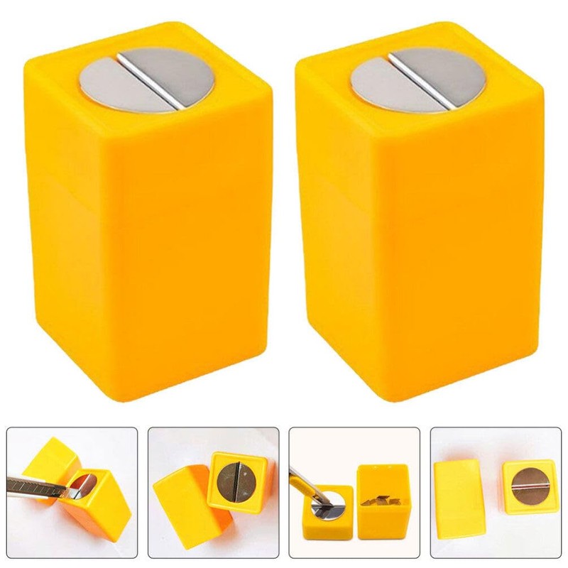 3pcs Blade Dispenser Case Disposable Razors Blade Box Sharps and
