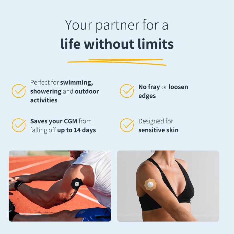 MySweetStitch | Patch for Freestyle Libre 3 Sensor Waterproof, Breathable