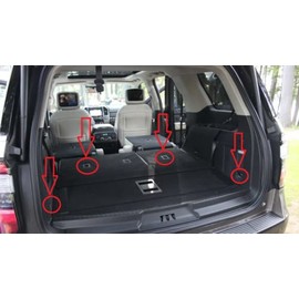 EACCESSORIES EA Trunk Organizer Cargo Net for Ford Expedition 2018-2023 – Floor Style Cargo Net for SUV - Premium Mesh Car Trunk Organizer Vehicle Carrier Storage - Compatible with Ford Expedition