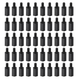 YOKIVE Pack of 150 M3 Spacers Screws Nylon Hexagonal PCB Spacers with High Insulation Effect Keep Height Constant Perfect for Board (Black 10 mm + 6 mm)