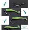 Soft Lure Spring Twist Lock Fishing Crank Hook Centering Pin