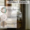 Transparent Non-Piercing Suction Grab Bar Heavy-Duty Waterproof Safety Handle for