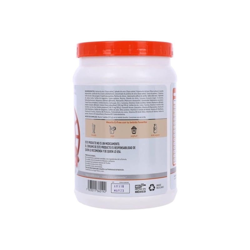 Suplemento Alimenticio en Polvo G Free Sabor Vainilla 430g