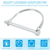 PATIKIL Trailer Coupler Pin 1/4x2-3/4x2.36"(D*L*IW), 4 Pcs Wire Lock Pin