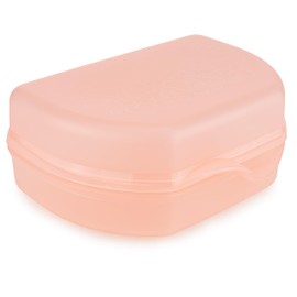 Tupperware To Go Snacky Pink Bread Box Nursery Lunch Sandwich Tin (Including Lollitup)