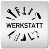 Türschilder24 XXL Door Sign (B) 125 x 125 x 1.5