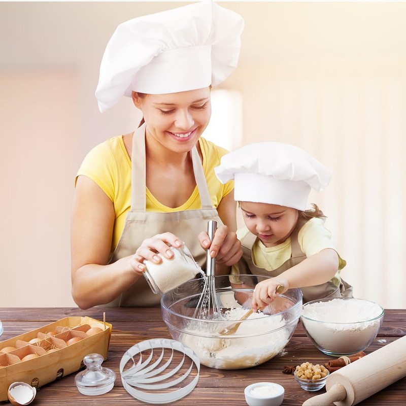 2-PACK Mexican Bread Mold, Dough Scraper, Cookie Cutter Set, Stainless