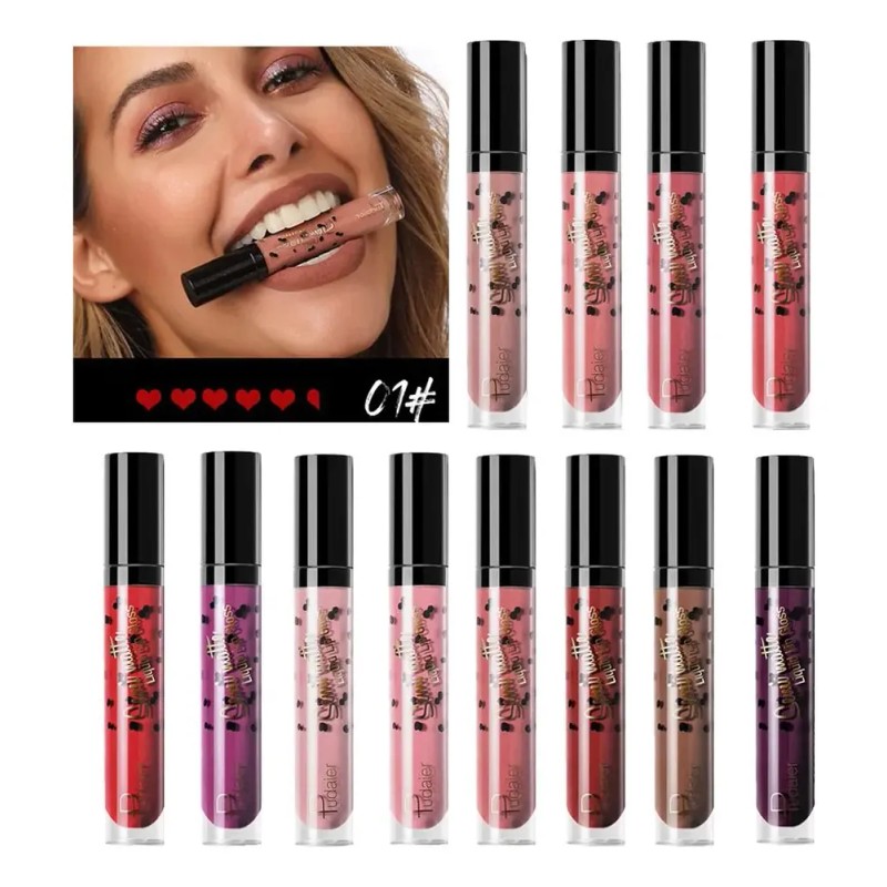 Paquete De 2-6 Pintalabios Líquidos De Maquillaje