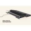 Kovesayi Acrylic Keyboard Stand with Ergonomic PU Leather Wrist Rest