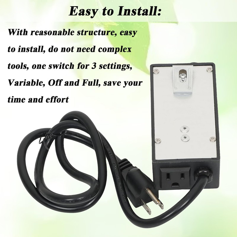 waltyotur AC 120V Replacement for Router Fan Variable Speed Controller