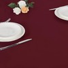 LUSHVIDA Round Table Cover Elastic Tablecloth Vinyl Fitted Table Cover