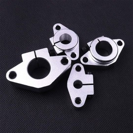 Pack of 2 Linear Shaft Holder Linear Rail Shaft Guide Support Ball Bearing SHF10-10 mm
