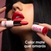 Pink Up Lipstick Acabado Mate Color Intenso Larga Duración