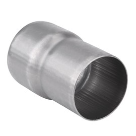 Exhaust Pipe Adapter, 51mm to 60mm Motorcycle Exhaust Reducer, Stainless Steel Silver Universal Exhaust Tube Connector for Motors,Exhaust system modification