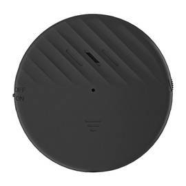 Window Alarm Sensor Durable ABS Adjustable Sensitivity Remote Battery Powered Glass Break Detector English Black