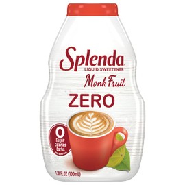 SPLENDA MONK FRUIT LIQUID, Zero Calorie Sweetener Drops, 3.38 Fl Oz Bottle (Pack of 1)