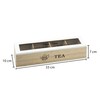 Wooden Tea Box, Tea and Herbal Tea Bag Holder with