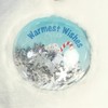 Aurora® Festive Holiday Snowglobe Bellies™ Warmest Wishes Snowman™ Stuffed Animal