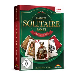 Das große SOLITAIRE PAKET Premium - 4 Spiele in einer Box für Windows 11 / 10 / 8.1 / 7