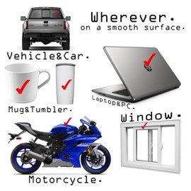 Virgin Mary Catholic Vinyl Decal Sticker UV & Water Proof Gift Laptop Car Bumper Window Tumbler Accessories 7" inch Rose Gold Holographic